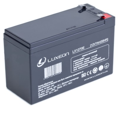 Аккумуляторная батарея Luxeon LX1270E 12В 7.0АЧ